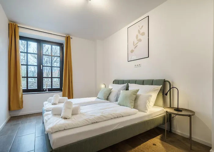 Boardinghaus Gruenefeld I W7 I Modernes I P I Smart I Office Lejlighed