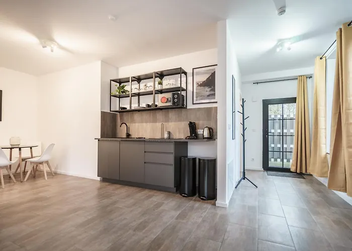 Boardinghaus Gruenefeld I W7 I Modernes I P I Smart I Office Lejlighed