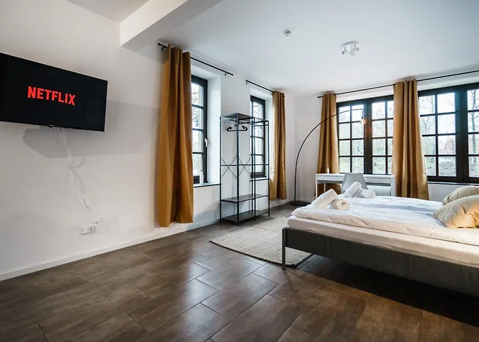 Boardinghaus Gruenefeld I W7 I Modernes I P I Smart I Office Lejlighed *